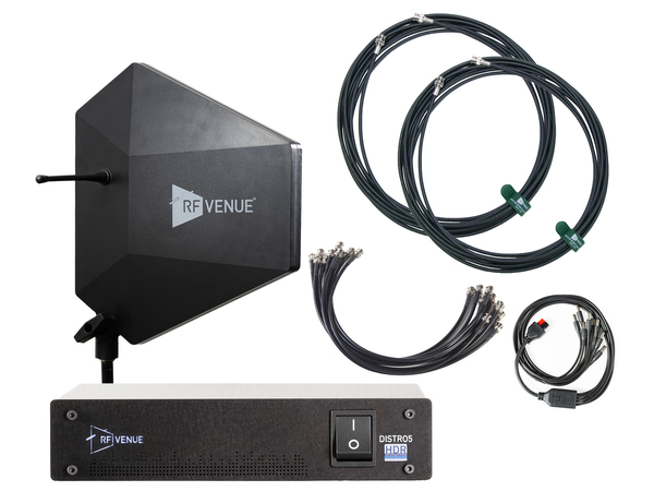 5 Channel Wireless Microphone Upgrade Pack with Diversity Fin IPX Antenna